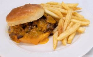 Chopped Brisket Sandwich