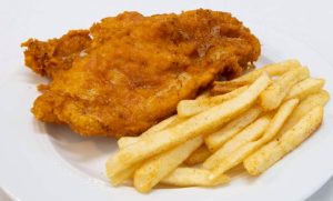 Fried Fish Basket with Side