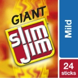 Slim Jim Mild Giant Smoked Snack Sticks